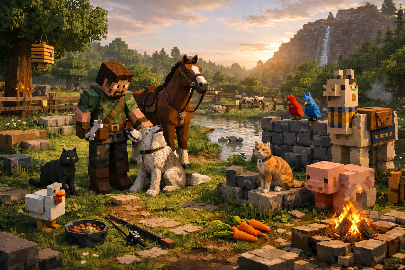 Pets and Animal Taming Features That Add Depth to Minecraft Survival